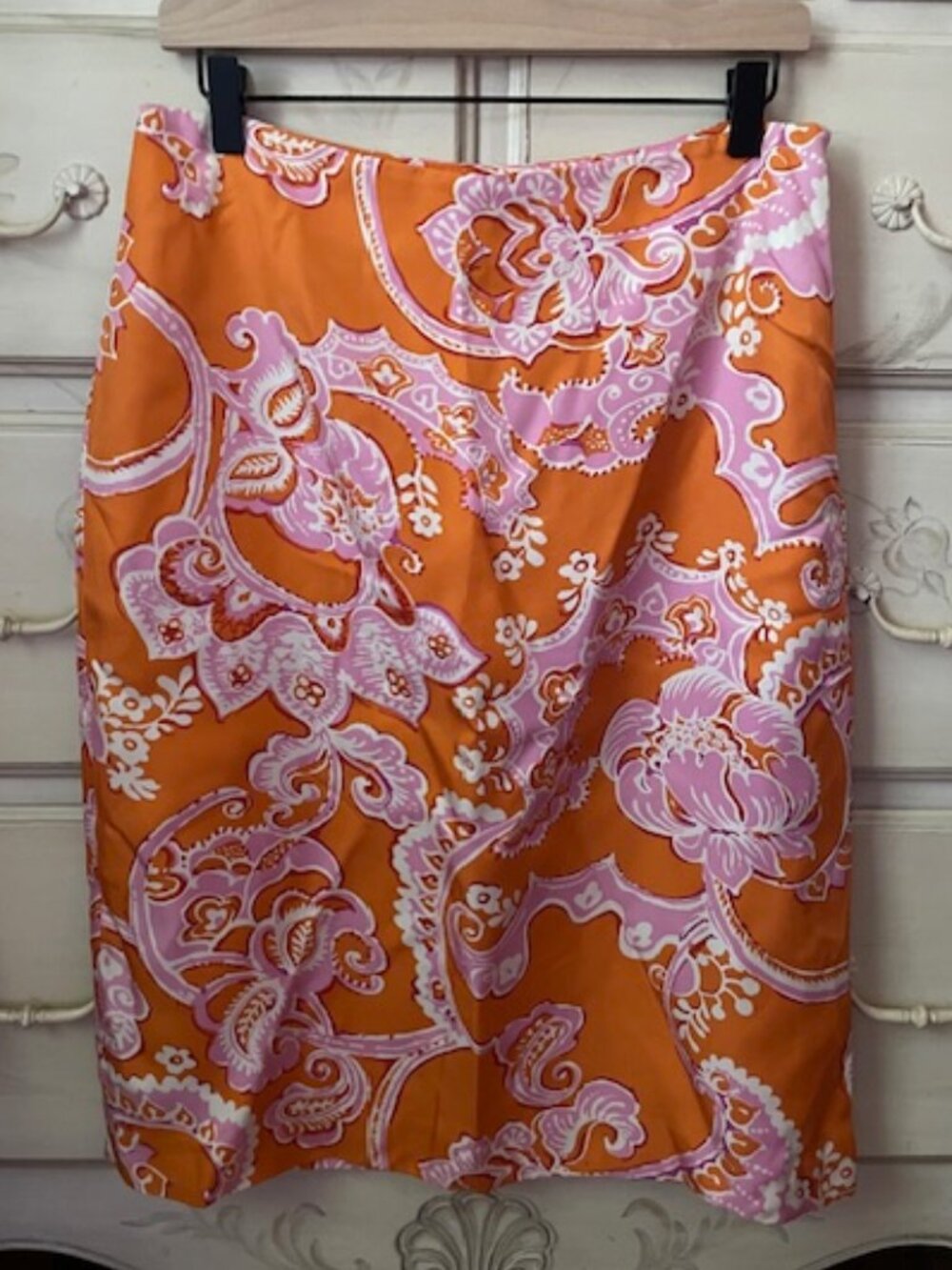 Ann Taylor Silky Floral Pencil Skirt- size 10
